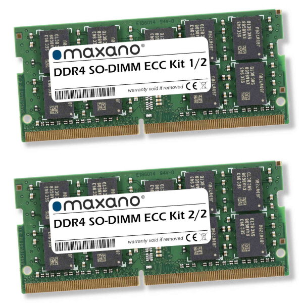 64GB Kit 2x 32GB RAM für Dell Precision 7540 - 15 (Xeon) (PC4-21300 SO-DIMM ECC)