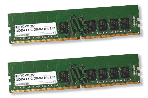 32GB Kit 2x 16GB RAM für Dell Precision Tower 3420 (T3420) (PC4-19200 ECC-DIMM)