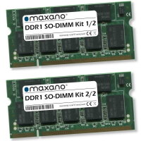 2GB Kit 2x 1GB RAM für Fujitsu (Siemens) Amilo...