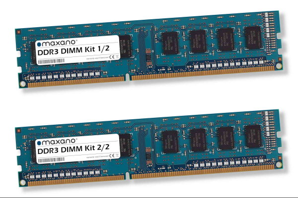 16GB Kit 2x 8GB RAM für Fujitsu (Siemens) Celsius W410 (D3062) (PC3-10600 DIMM)