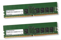 16GB Kit 2x 8GB RAM für Fujitsu (Siemens) Celsius W550, W550 Power (D3417) (PC4-17000 ECC-DIMM)