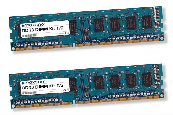 8GB Kit 2x 4GB RAM für Lenovo ThinkCentre M58, M58p Tower, SFF (PC3-10600 DIMM)