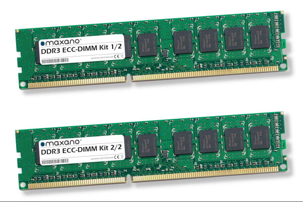 8GB Kit 2x 4GB RAM für QNAP SS-EC1879U-SAS-RP (PC3-12800 ECC-DIMM)