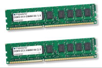 8GB Kit 2x 4GB RAM für QNAP TS-EC1280U-i3-4GE R2 (PC3-12800 ECC-DIMM)