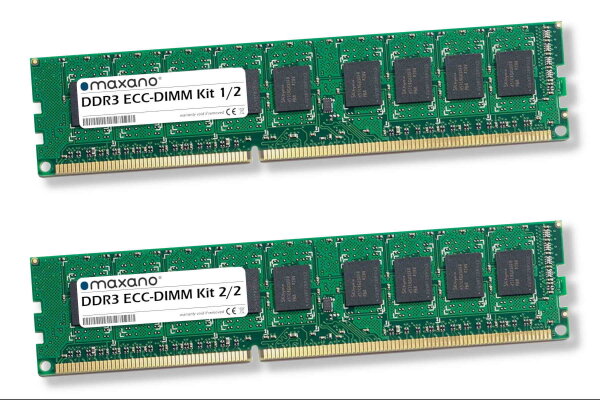 8GB Kit 2x 4GB RAM für Synology RackStation RS3617xs (PC3-12800 ECC-DIMM)