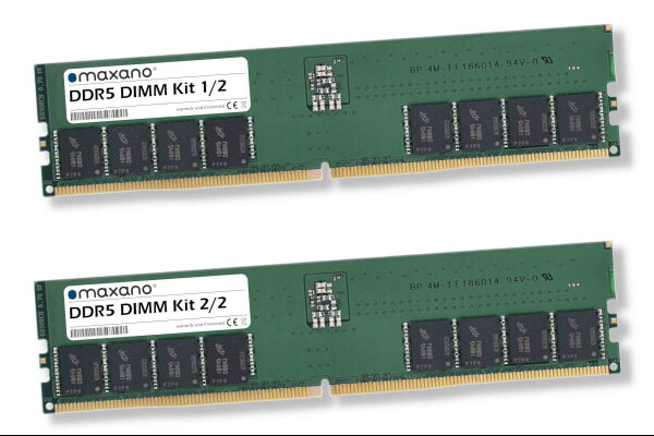 64GB Kit 2x 32GB RAM für Dell OptiPlex 7000 Tower (PC5-38400 DIMM)